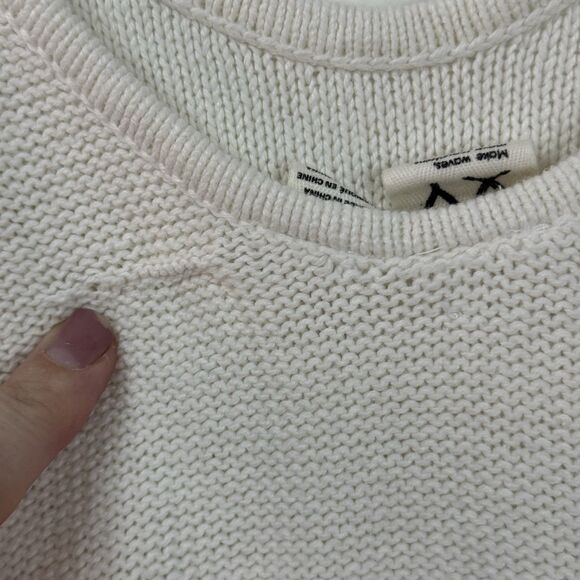 Roxy Shirt Woman Sz L White Tank Coastal Cottage Beach Festival Resort Tropical - Picture 3 of 9